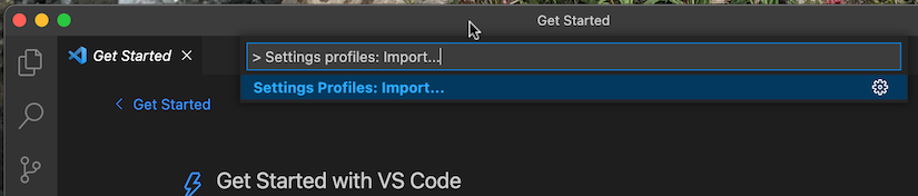 The Visual Studio Code Command Palette